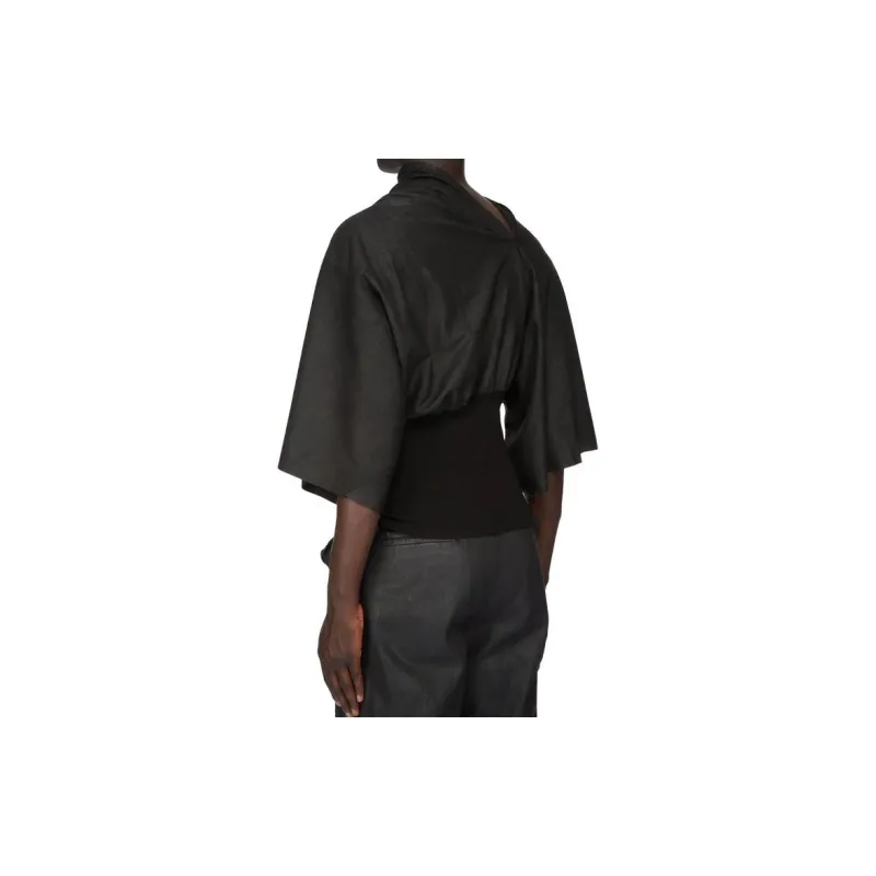 RICK OWENS Cylinder Silk Blouse-1