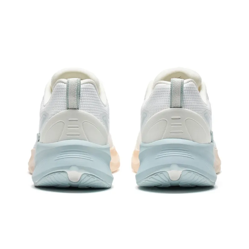 XTEP Cushioning Lightweight Low Top Running Shoes Women's Sail White/Snow Mist Green-3