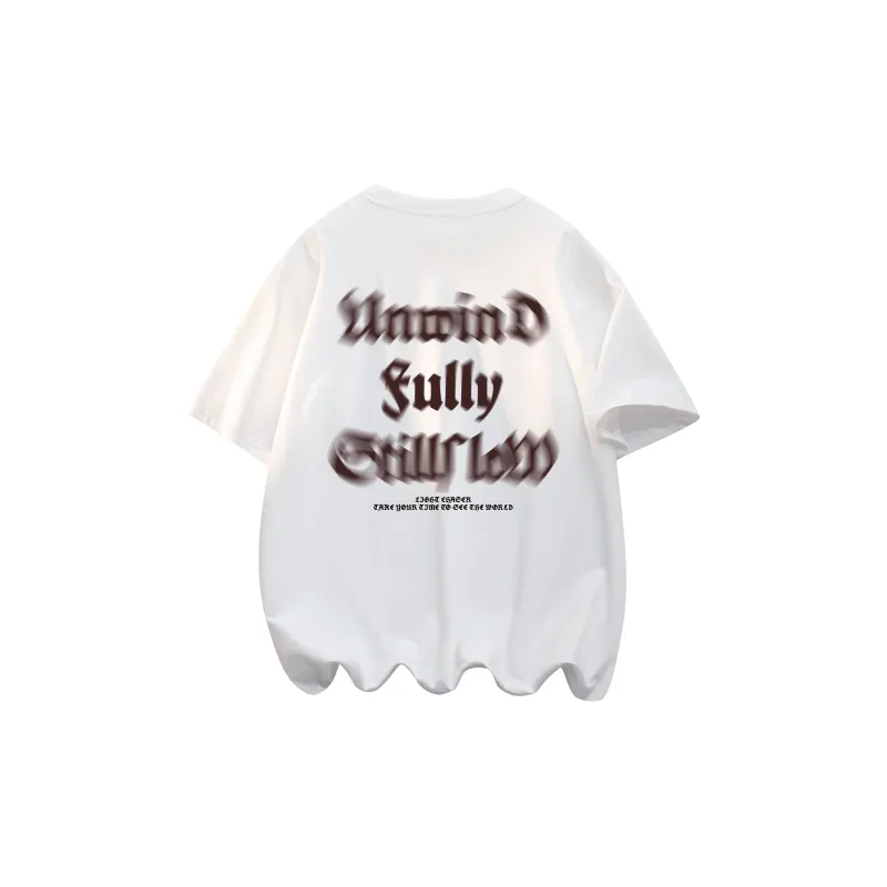 Stillslow Drop Shoulder Sleeve T Shirt Unisex-3