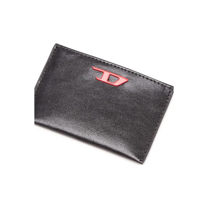 DIESEL Rave Logo Plaque Cardholder-3