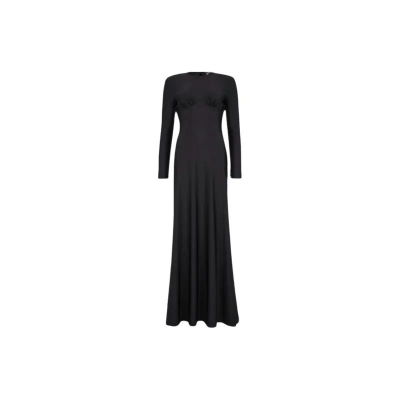 SONIA RYKIEL SS24 Long-Sleeved Dresses Women's Black-1