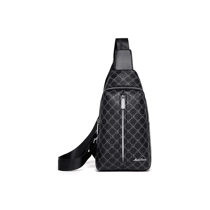 MashaLanti PVC Bonded Microfiber Synthetic Leather Shoulder Bag Crossbody Bag Sling Bags Medium Size Men's-1