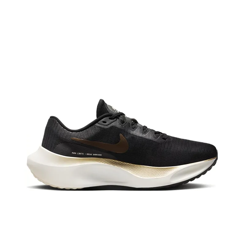 Nike Zoom Fly 5 Black Metallic Gold Grain-1