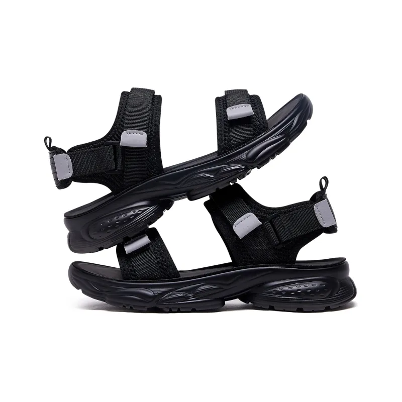 WARRIOR Beach Sandals Women's Black, Beige-4