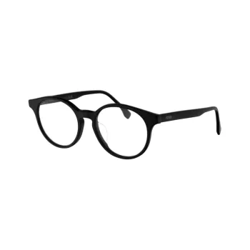 FENDI Acetate Round Eyeglass Frames Men's Black