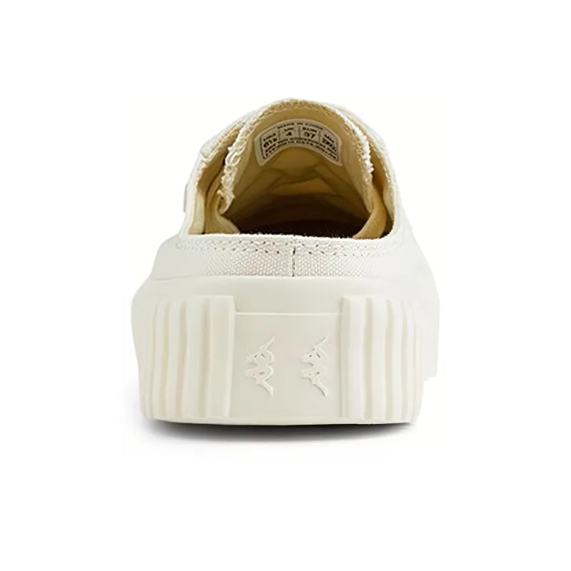 Kappa Anti-Slip And Wear-Resistant Breathable Low-Top Canvas Shoes Unisex White-4