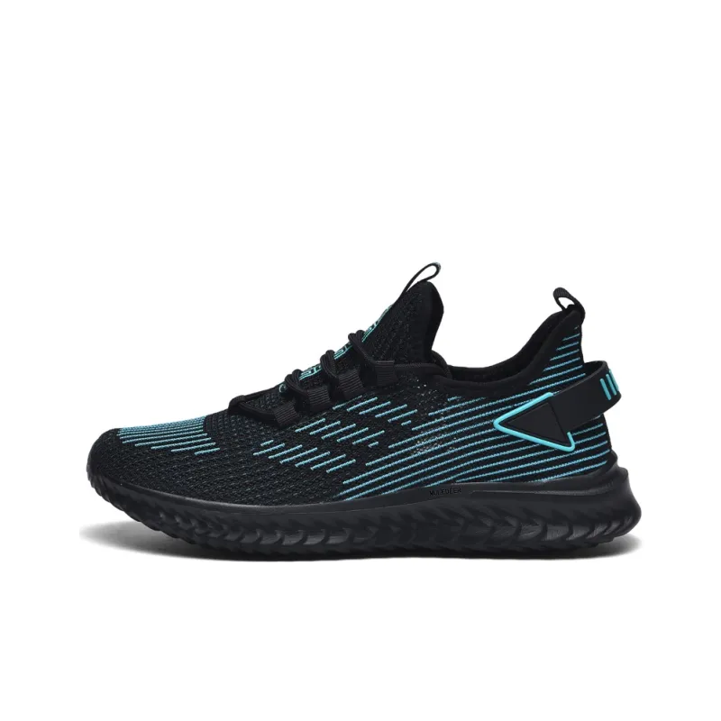 Black tailed Deer Low Top Running Shoes Men's-0