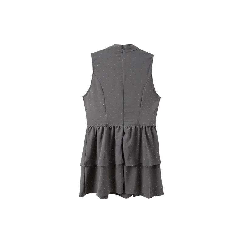 Adeworn Sleeveless Dress Women's Gray-1
