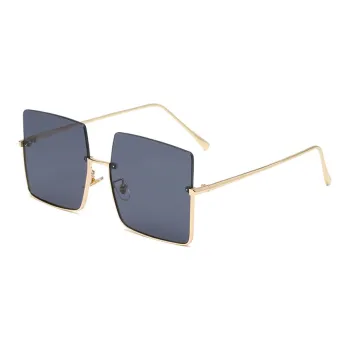 SOMAN Metal Irregular Shape Sunglasses Unisex