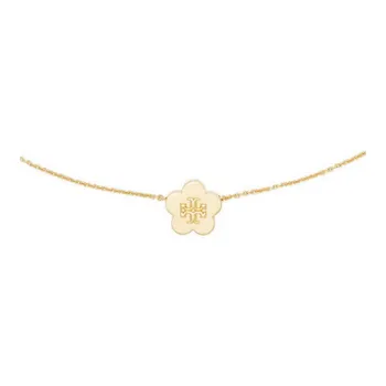 TORY BURCH Kira Flower Pendant Necklace
