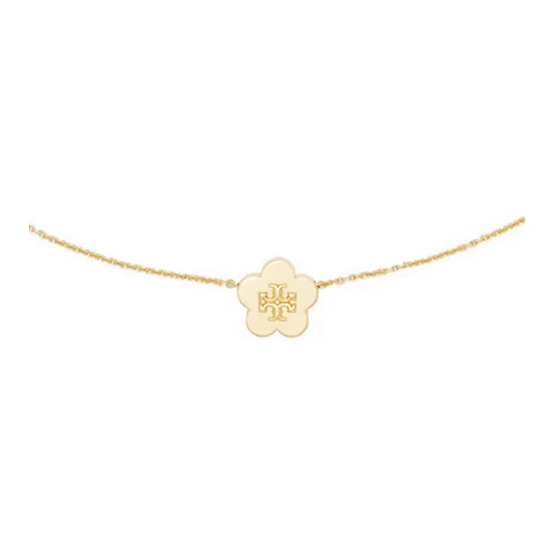 TORY BURCH Kira Flower Pendant Necklace-0