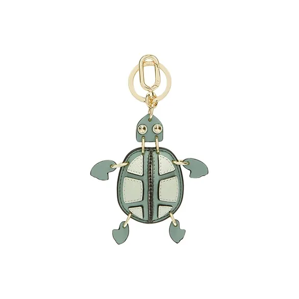 Furla Allegra Artificial Smooth Leather Key Ring Bag Accessories Women's Mineral Green-0