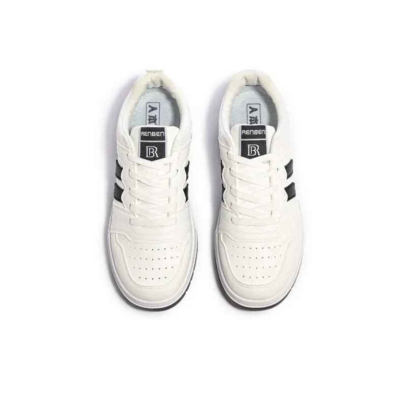 Humanism 1986 Skateboard Shoes Men Low Top White Red/White Black-13