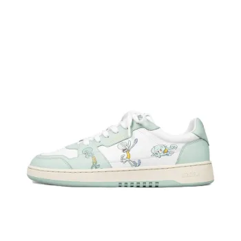 Squidward x Axel Arigato Dice Lo Low-Top Skateboard Shoes Women's White Green
