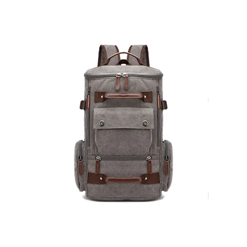 CMLZIUA Canvas Backpack Regular Unisex Coffee/Blue/Black/Khaki/Gray/Green Camouflage/Yellow Camouflage/Army Green-15