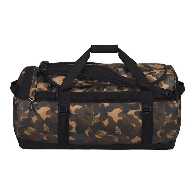 THE NORTH FACE Recycled Polyester Portable Crossbody Travel Bag Large Size Unisex Camouflage & Black-0