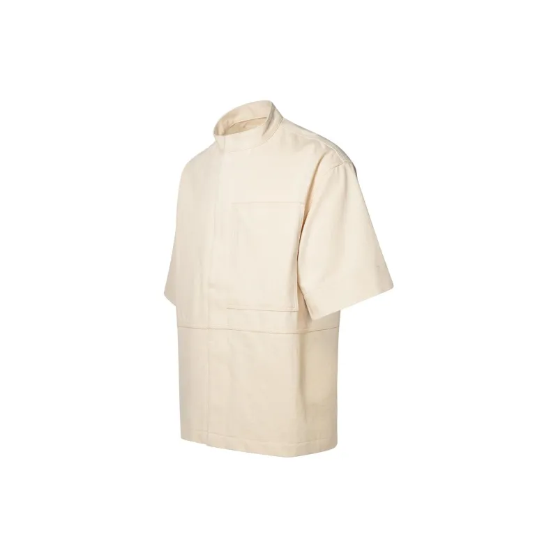 JIL SANDER + Short-Sleeved Oversized Shirt-2