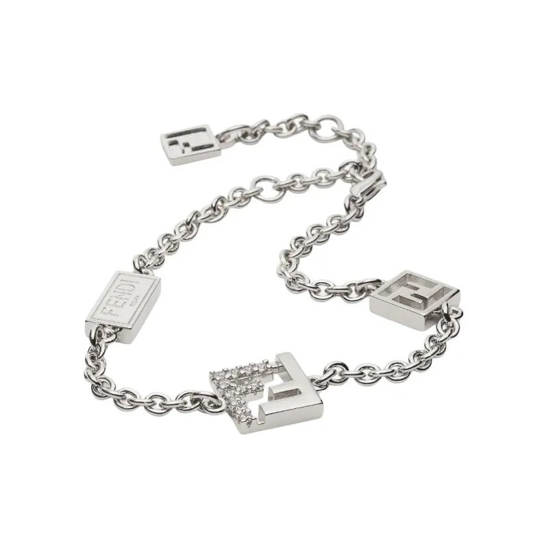 FENDI Brass Bracelets Women's Silver-0