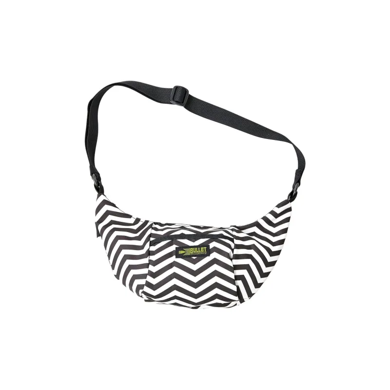 BALLISTICS Faux Fur Shoulder Bag Crossbody Bag Unisex Black & White-0