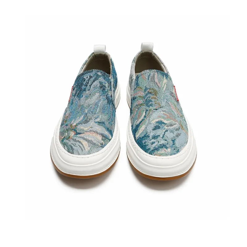 Kemaron Low Top Canvas Shoes Men's Blue-4