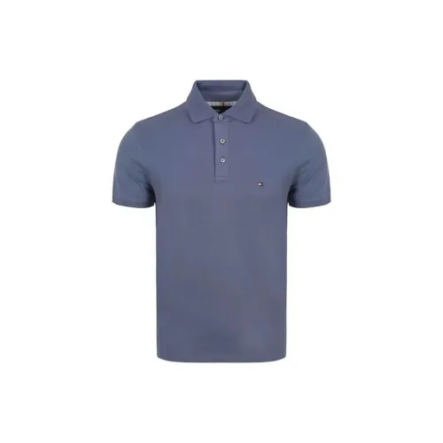 Tommy Hilfiger Polo Shirts Men Haze Blue