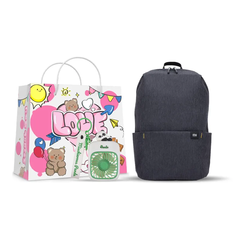 MI Polyester Backpack Regular Unisex Multicolor-8
