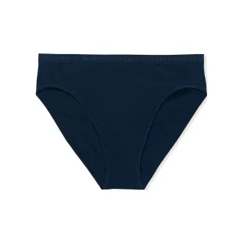 Victoria's Secret Stretch Cotton High-Leg Brief Panty/Blue Underpants Women's Navy Blue