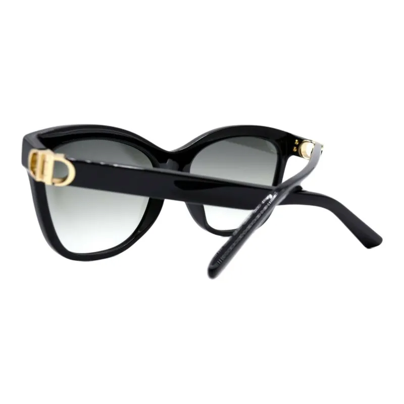 DIOR Acetate Cat Eye Sunglasses Men's Black-2