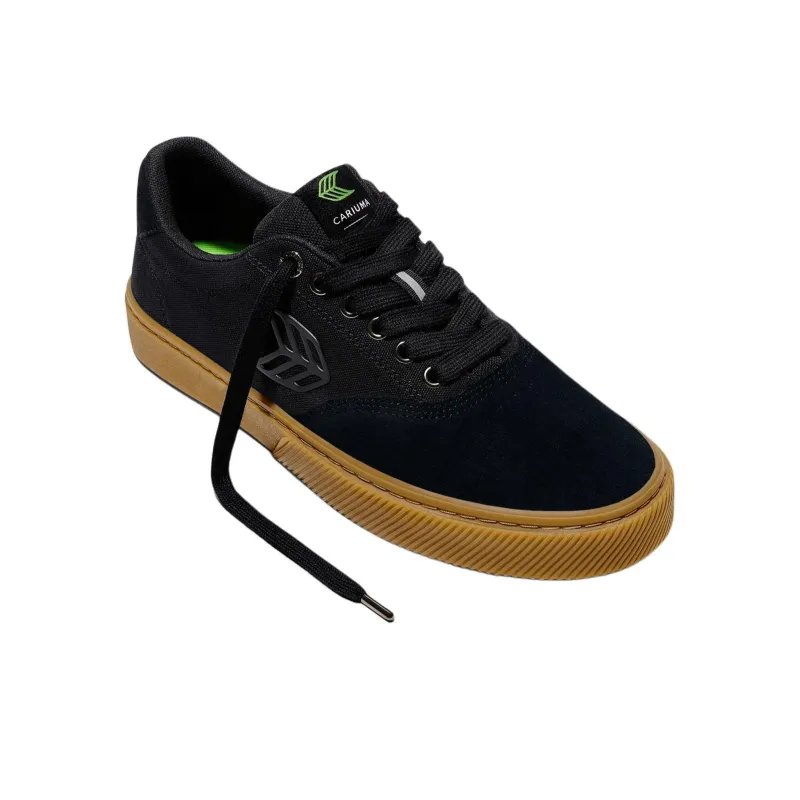 CARIUMA Low Top Skateboard Shoes Unisex Black-2
