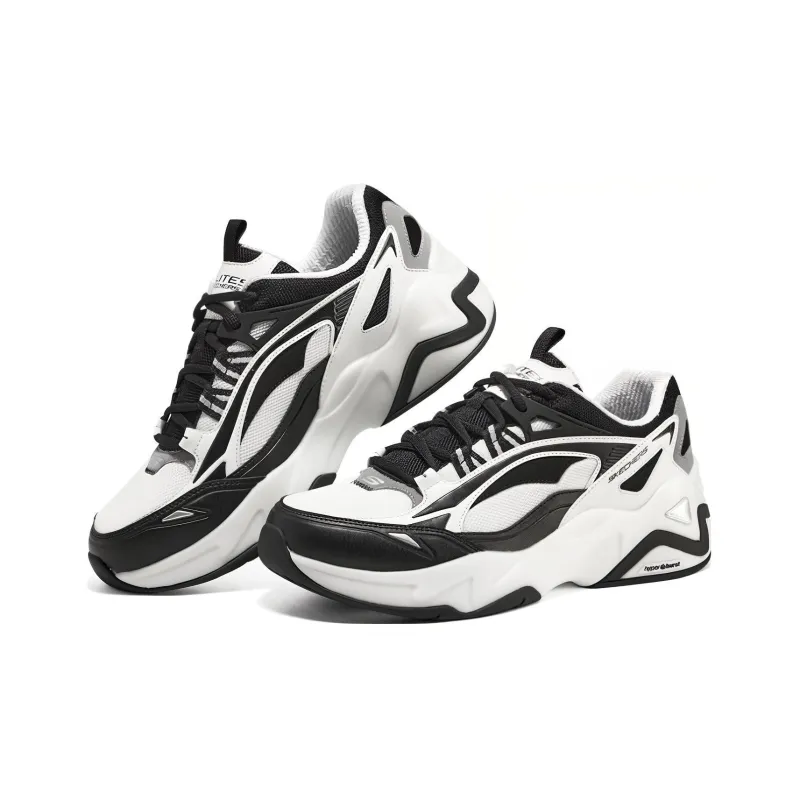 Skechers D'Lites Hyper Burst 'White Black'-2