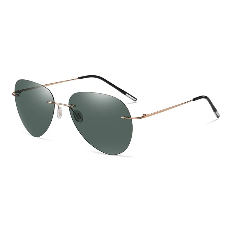 Thunder Pailong Titanium Alloy Aviator Sunglasses Unisex-5
