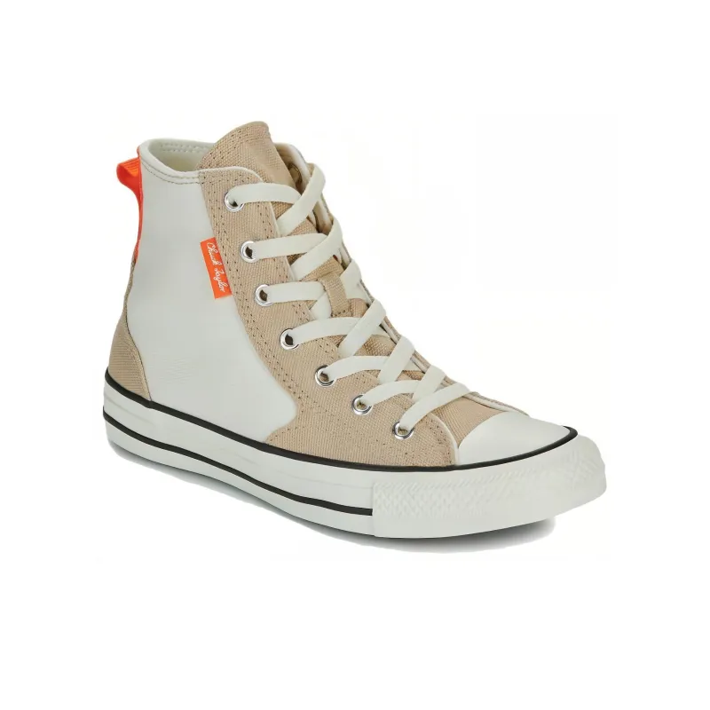 Converse Chuck Taylor All Star Wear resistant And Lightweight High Top Canvas Shoes Unisex Beige-2