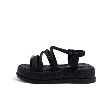 HUANQIU Beach Sandals Women's Black