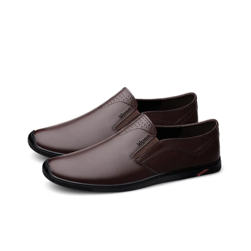 Wen Nai Dress Shoes Men's Dark Brown-3