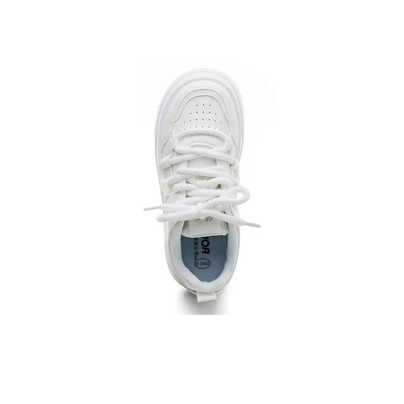 Warrior Warrior Abrasion Resistant Slip Resistant Low Top Skateboard Shoes Women's White-3
