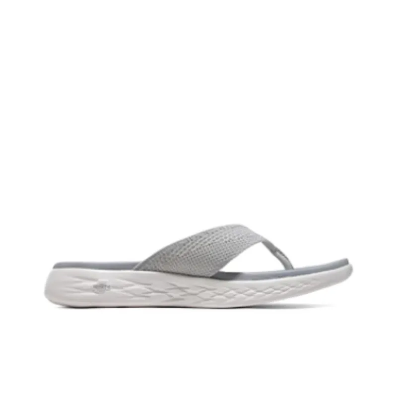 Skechers Quiet Flip Flops Women's Gray-1