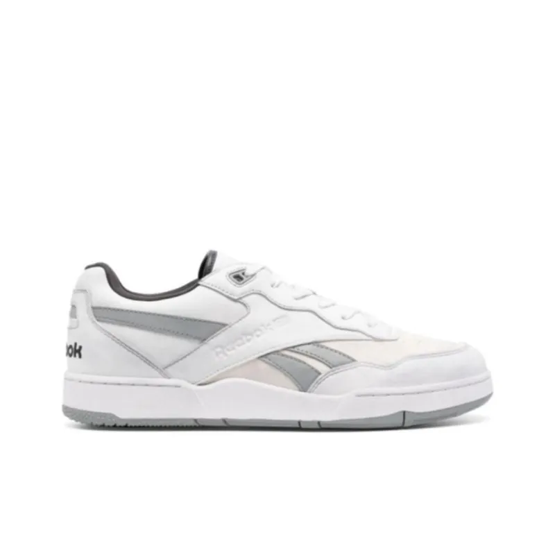 Reebok BB 4000 II Slip Resistant Cushioning Abrasion Resistant Low Top Skateboard Shoes Men's White-1