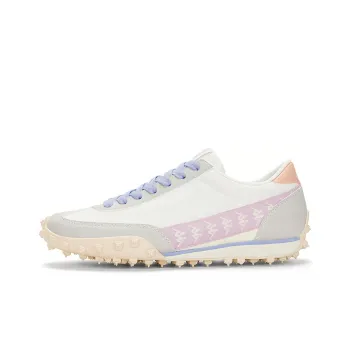 Kappa Anti Slip Wear Resistant Low Top Casual Running Shoes Women's White Gray