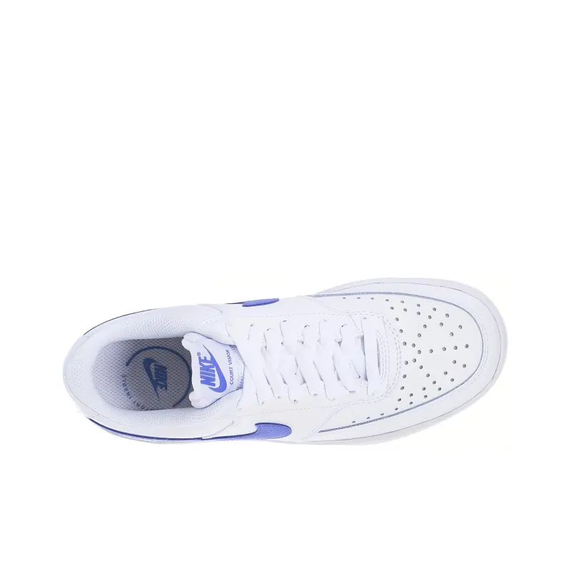 Nike Court Vision Low Shoes White/Blue Women's-3