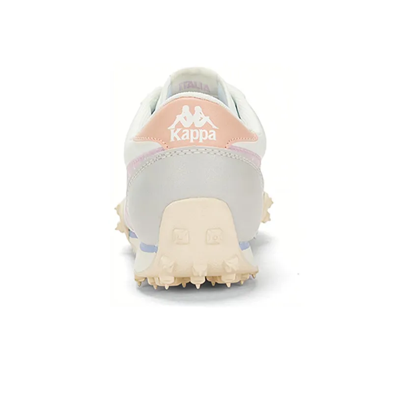 Kappa Anti Slip Wear Resistant Low Top Casual Running Shoes Women's White Gray-5