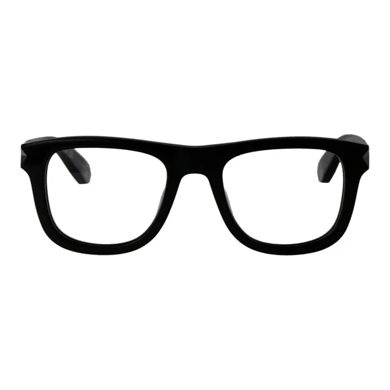 PHILIPP PLEIN Acetate Irregular Shape Eyeglass Frames Men's Black-1