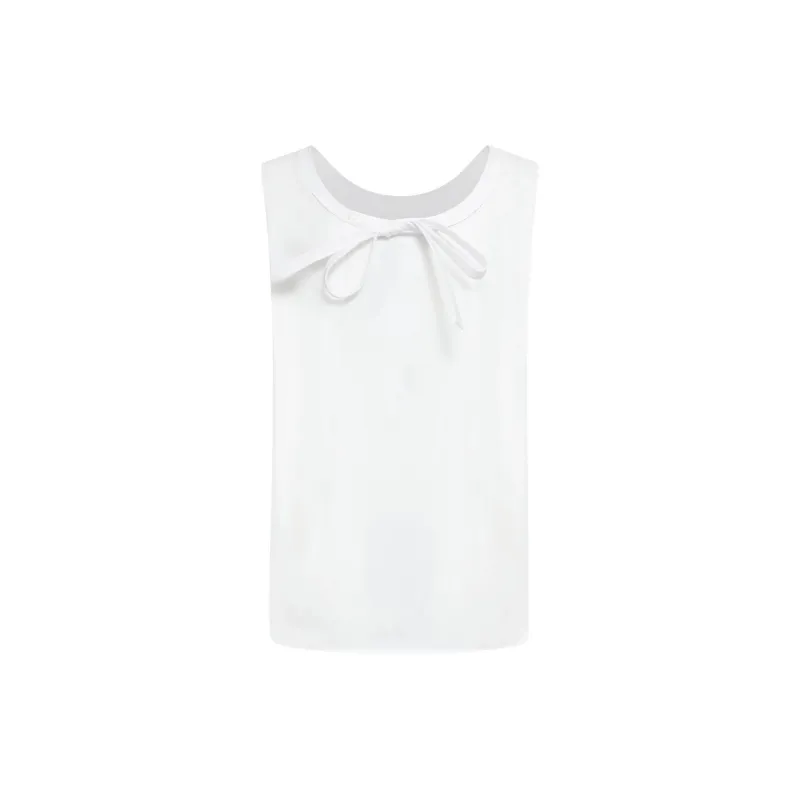 'S MAX MARA Sleeveless Poplin Top-1