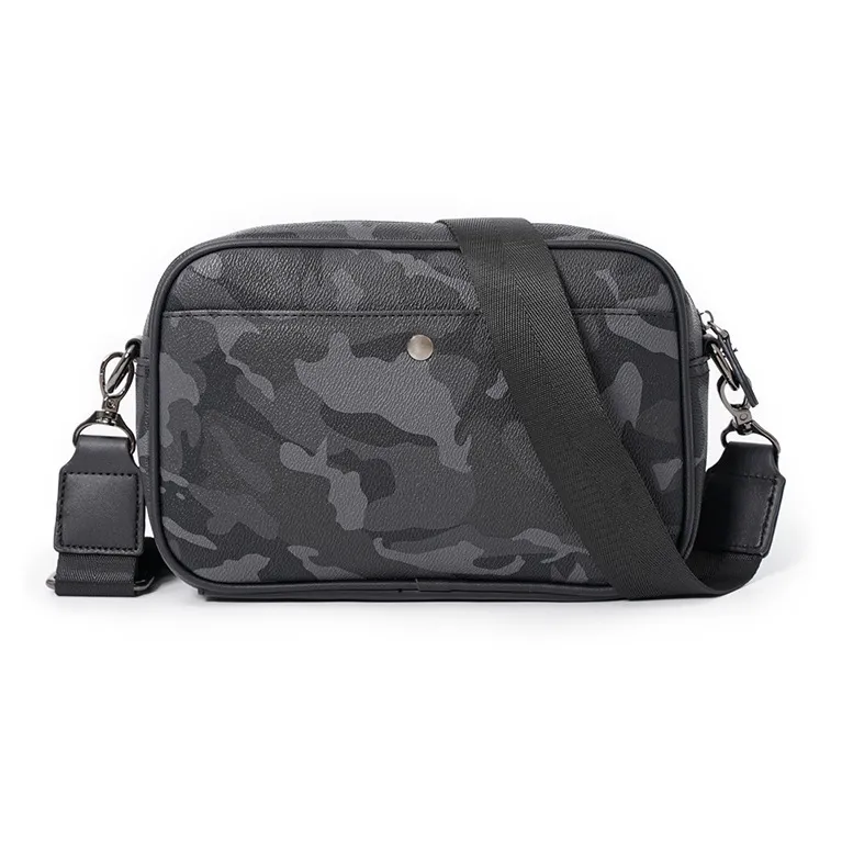 ALNI BITTON PU Small Square Bag, Crossbody Bag, Shoulder Bag Regular Men's Camouflage-2