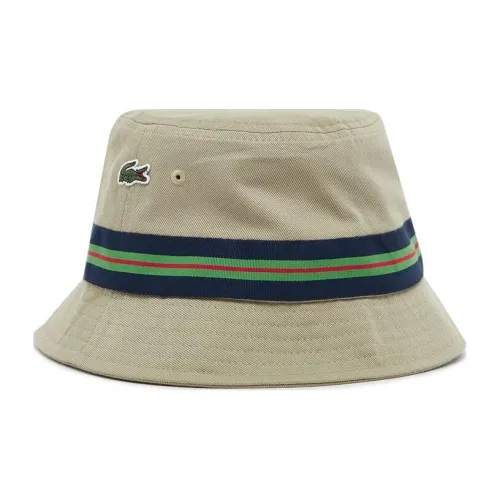 LACOSTE Cotton Bucket hats CAPS Unisex Green