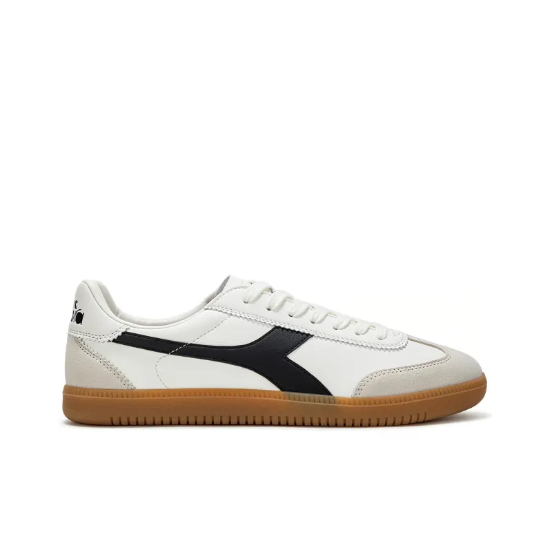 Diadora Anti Slip Wear Resistant Low Top Skateboard Shoes Unisex White-1