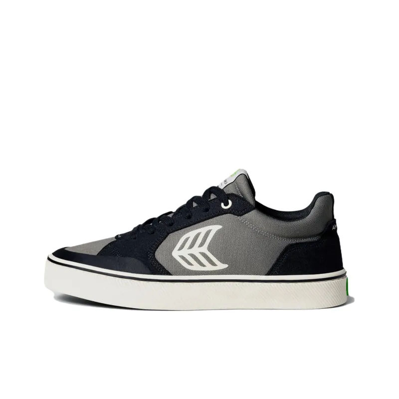 CARIUMA Low Top Skateboard Shoes Unisex Black Gray Color-0