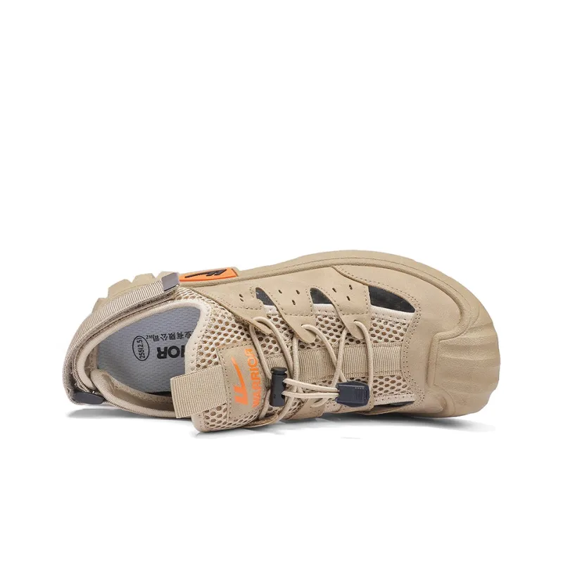 Warrior River Trekking Shoes Wear resistant, Lightweight, Breathable, And Non slip. Beach Sandals Men's Khaki-2