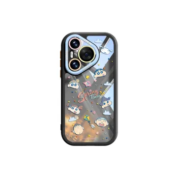 Pin Sai x SHINCHAN Silicone Material Phone Cases For Huawei Pura70Pro/70/Pura Cartoon Cute Style