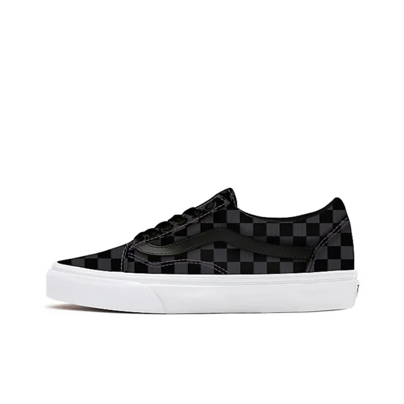 Vans Customs Checkerboard Old Skool Black/Grey Blackgray-0