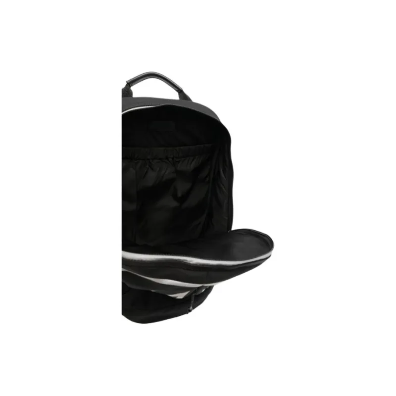Moncler Calfskin With Cotton And Polyester Backpack Men's Black-2